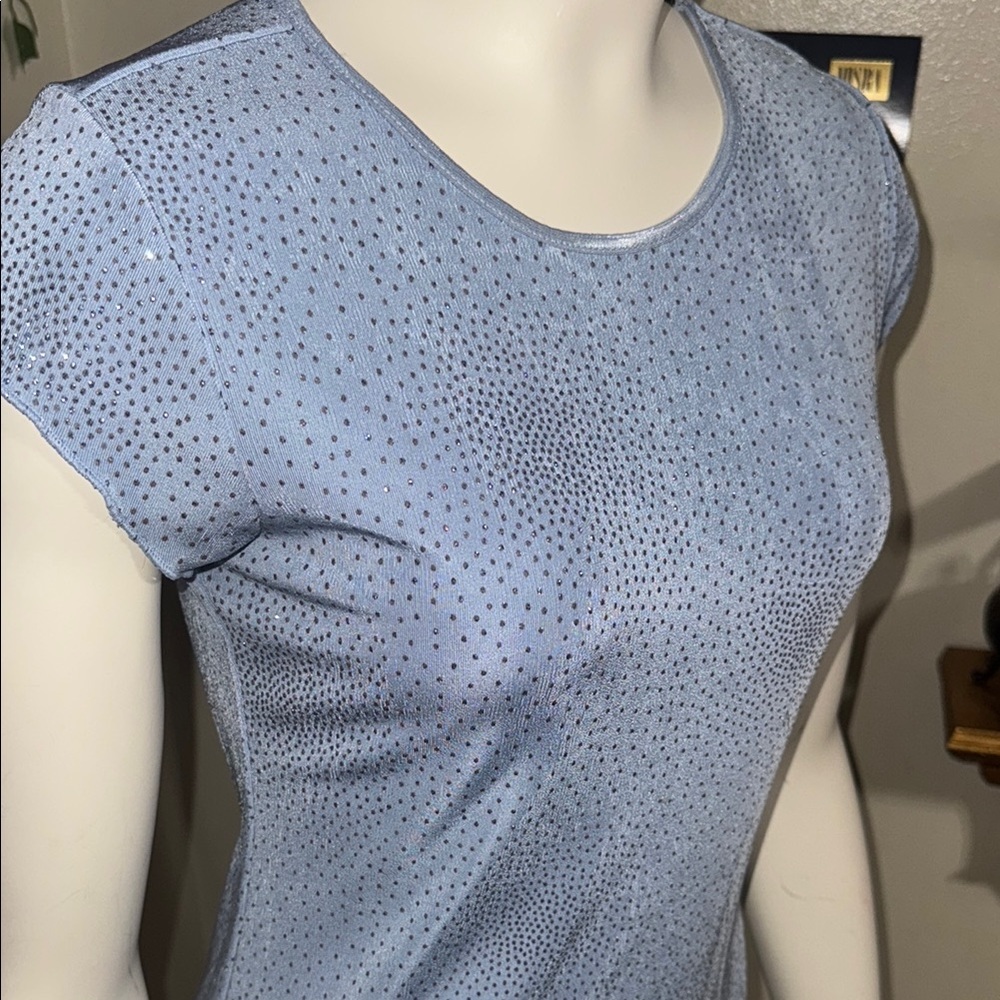 Blue Sparkle Dress - Picture 4 of 4